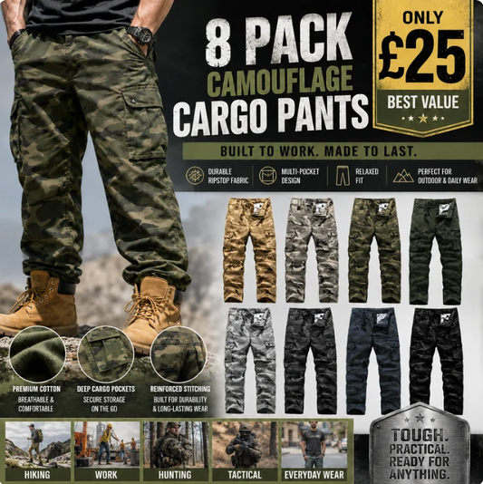 【LAST DAY SALE】Men’s practical camouflage cargo pant
